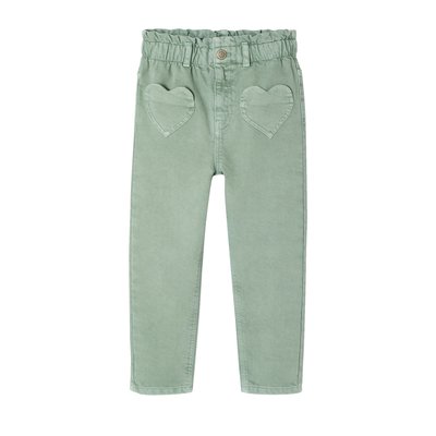 Pantalon paperbag poches coeur VERTBAUDET