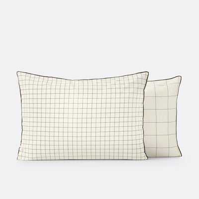 Funda de almohada de algodón lavado Basile LA REDOUTE INTERIEURS