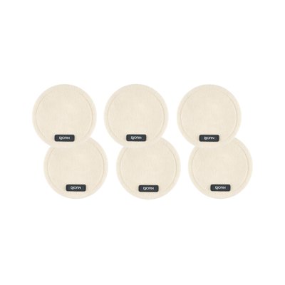 Sous-verre rond - 6 pièces - Feutre recyclé beige BJORN