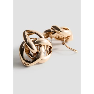 Boucles d'oreilles nœud entrelacé MANGO