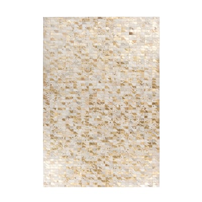 Tapis rectangulaire en cuir Lavin 725 RECOLLECTION