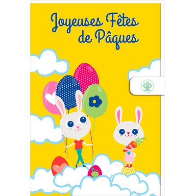 Carte de Pâques - Activité pour enfant - Marionnettes à colorier DRAEGER PARIS