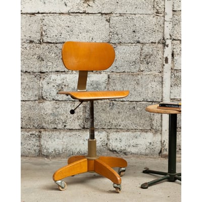 Chaise de bureau contemporaine Alma N°1770 - Bon état DEBONGOUT