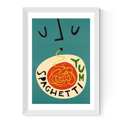 Yum Spaghetti by Fox and Velvet Print EAST END PRINTS