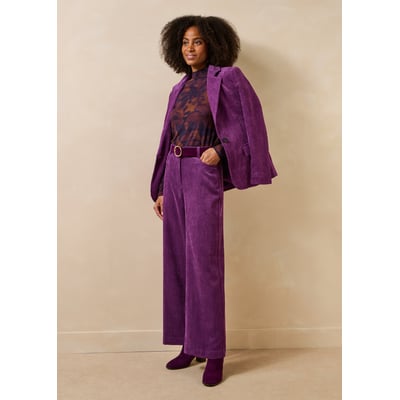 Pantalon large en velours LA FEE MARABOUTEE