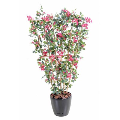 Bougainvillier palissade 6 cannes en pot ARTIFICIELLES