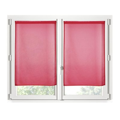 Paire de Rideaux Voile brise bise uni EDEN
