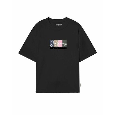 Футболка прямая с круглым вырезом и логотипом JACK & JONES