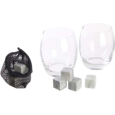 Coffret 2 Verres Et Pierres À Whisky CMP