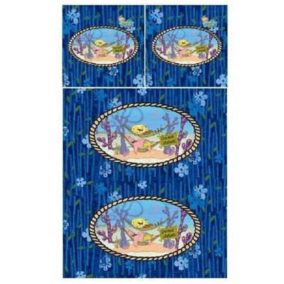 Parure housse de couette + taie Bob l eponge do not disturb EDEN