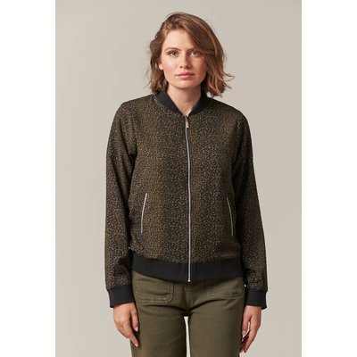 Bomber à motif léopard pour femme DORIANA DEELUXE