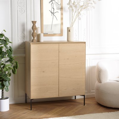 Buffet contemporain 2 portes bois couleur naturelle MAYENCE PIER IMPORT