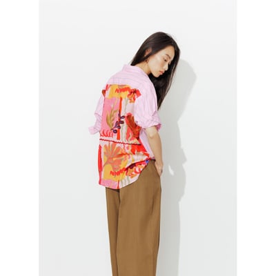 Chemise oversize rayée PROMOD
