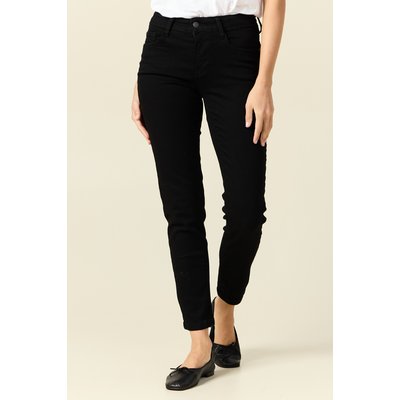 Jean slim noir avec fermeture en bas La Redoute