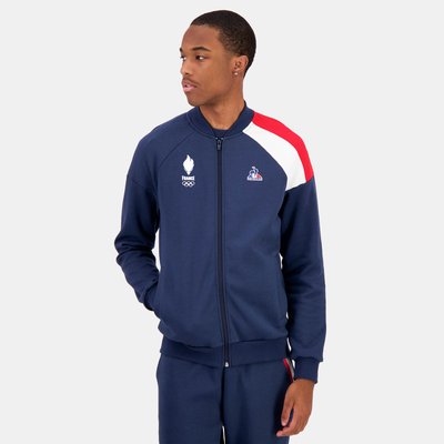 Sweat zippé  Équipe de France Olympique LE COQ SPORTIF