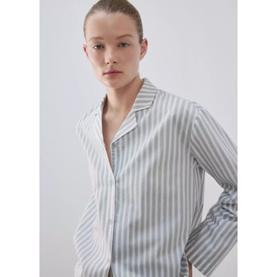 Chemise coton rayures MANGO