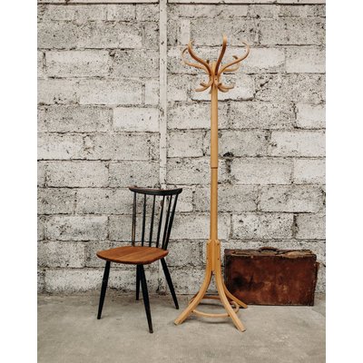 Porte manteaux en bois Albert N°46 - Bon état DEBONGOUT
