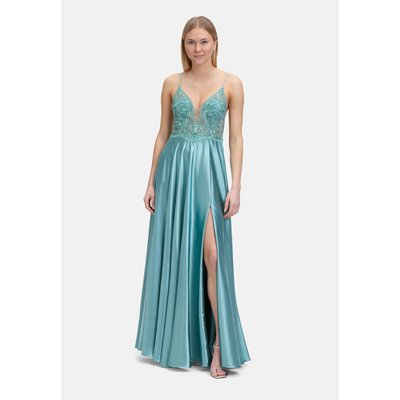 Robe de soirée à motif placé VERA MONT