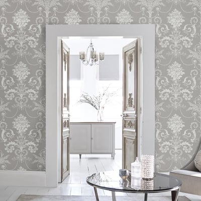 Papier peint Damassé Josette LAURA ASHLEY