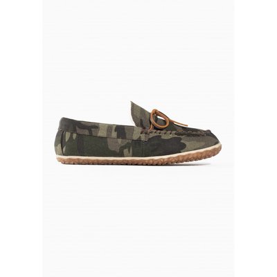 Mocassins en daim et laine TAFT MINNETONKA
