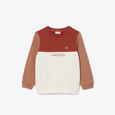 Sudadera de felpa con cuello redondo LACOSTE