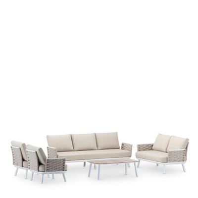 Salon de jardin 7 places, MATILDA DEFORA HOME