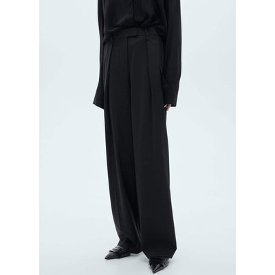 Pantalon droit pinces MANGO