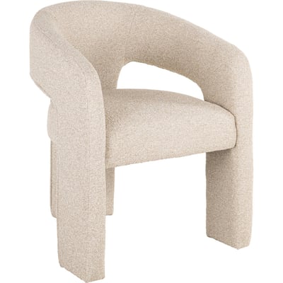 Chaise de salle à manger en polyester assise carrée RECOLLECTION