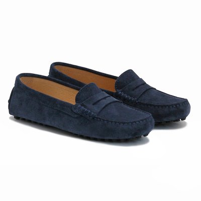 Mocassins femme cuir daim JULES & JENN