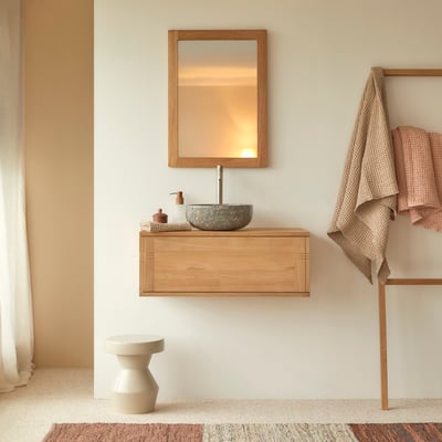 Meuble Salle De Bain en Teck massif, BASIC TIKAMOON