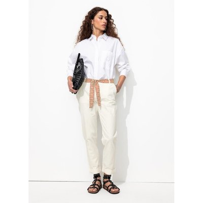 Pantalon chino ceinturé PROMOD