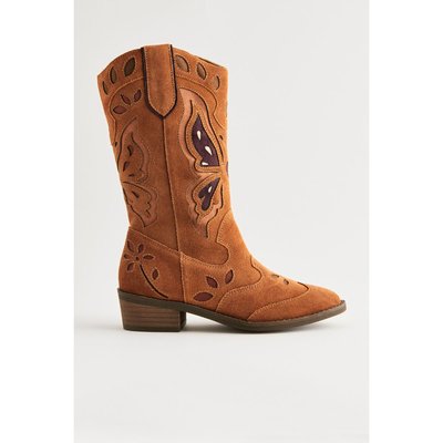 Bottes style western à motifs papillons NEXT
