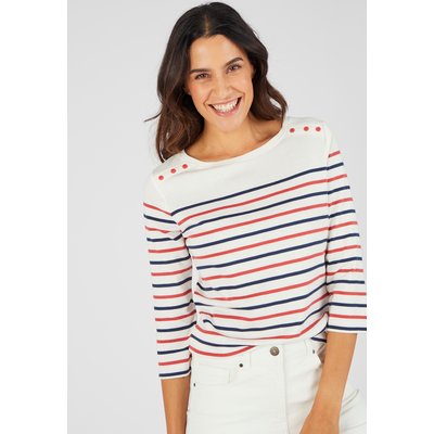 T-shirt rayé maille interlock DAMART