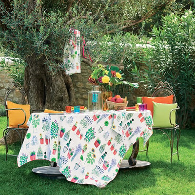 Nappe lin & coton lavé MILLE PEPINIERES GARNIER THIEBAUT