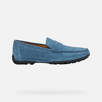 Mocassins cuir respirants Kosmopolis + Grip GEOX