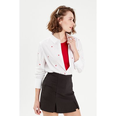 Chemise manches longues brodée CACHE CACHE
