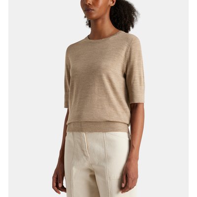 Pull Lyvia En Laine Mérinos Unie JODHPUR