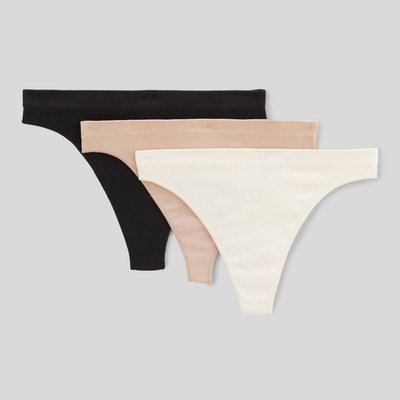 Lot de 3 tangas GABRIELLE sans coutures MONOPRIX