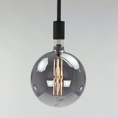 Ampoule globe 20 cm gris fumé LED filament (E27) PIER IMPORT