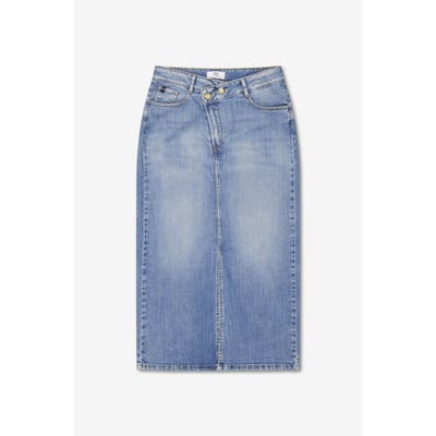 Jupe droite en jeans ERYKHA LE TEMPS DES CERISES
