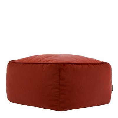Pouf repose-pieds carré velours - AMARA ICON