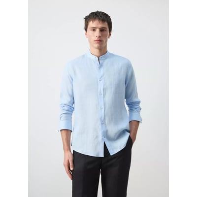 Chemise 100 % lin col mao MANGO MAN