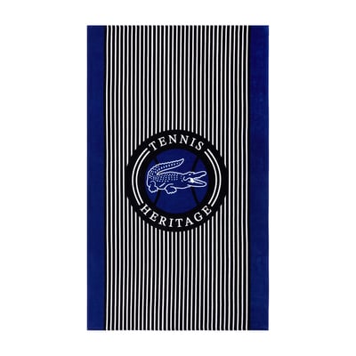 Serviette de plage en coton, LACE LACOSTE HOME