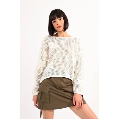 Pull ample en maille ajourée LILI SIDONIO