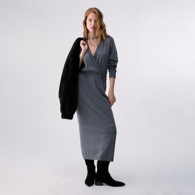 Robe en maille avec boucles LIU JO