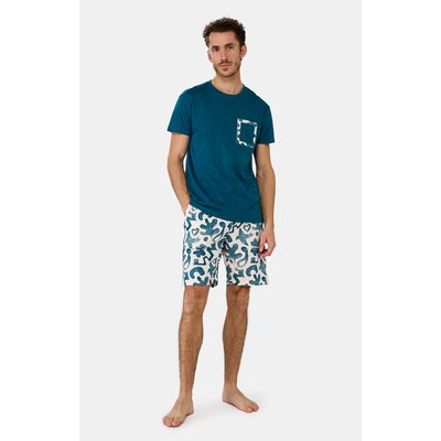 Pyjashort en coton imprimé, Matis ARTHUR