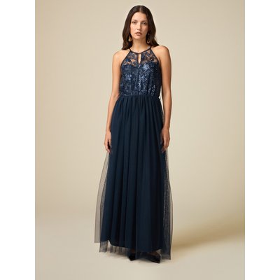 Robe longue en tulle OLTRE
