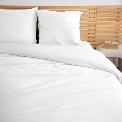 Parure de lit réversible gaufrée 2 personnes COTE DECO