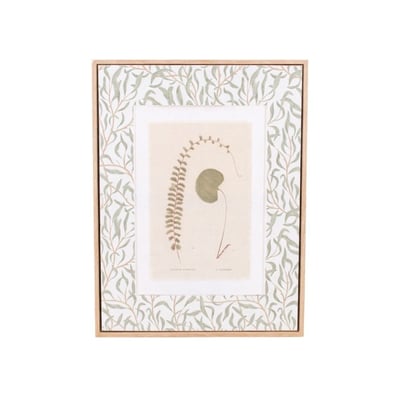 Image encadrée, toile de lin imprimée 45x60cm ORNAMI