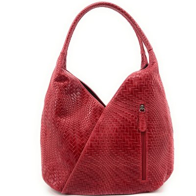 Sac à main en cuir embossé tressage MANDALAY OH MY BAG